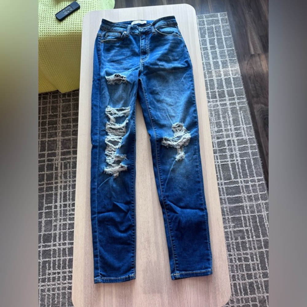 Kancun Ripped‎ Jeans in dark wash
